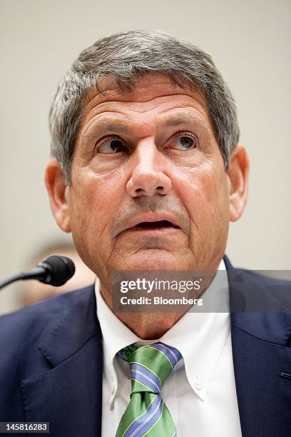 Jeff Smulyan, chairman, president, and chief executive officer of Emmis Communications, speaks during a House Energy and Commerce Subcommittee...