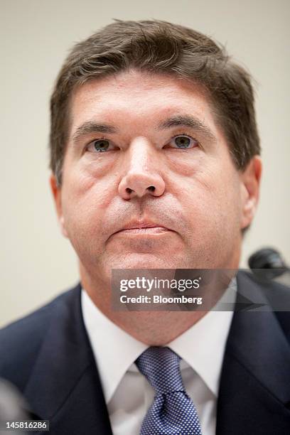 Steven Newberry, president and chief executive officer of the Commonwealth Broadcasting Corp., speaks during a House Energy and Commerce Subcommittee...