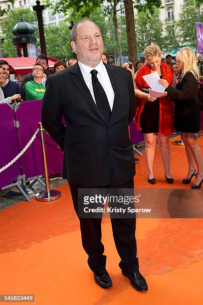 Harvey Weinstein attends the Champs-Elysees Film Festival Opening at Cinema Gaumont Marignan on June 6, 2012 in Paris, France.