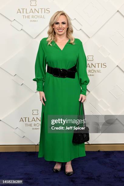 Rebel Wilson attends the Grand Reveal Weekend for Atlantis The Royal, Dubai's new ultra-luxury hotel on January 21, 2023 in Dubai, United Arab...