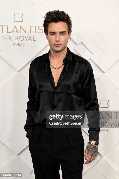 Liam Payne attends the Grand Reveal Weekend for Atlantis The Royal, Dubai's new ultra-luxury hotel on January 21, 2023 in Dubai, United Arab Emirates.