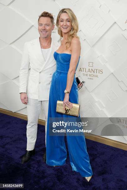 Ronan Keating and Storm Keating attend the Grand Reveal Weekend for Atlantis The Royal, Dubai's new ultra-luxury hotel on January 21, 2023 in Dubai,...