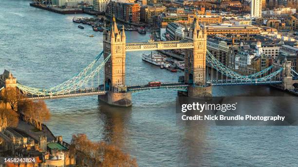 tower bridge, london, england. - london bridge stock pictures, royalty-free photos & images