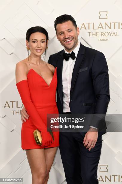 Michelle Keegan and Mark Wright attend the Grand Reveal Weekend for Atlantis The Royal, Dubai's new ultra-luxury hotel on January 21, 2023 in Dubai,...