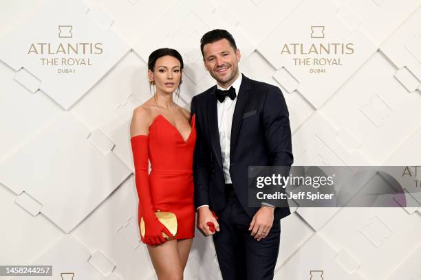 Michelle Keegan and Mark Wright attend the Grand Reveal Weekend for Atlantis The Royal, Dubai's new ultra-luxury hotel on January 21, 2023 in Dubai,...