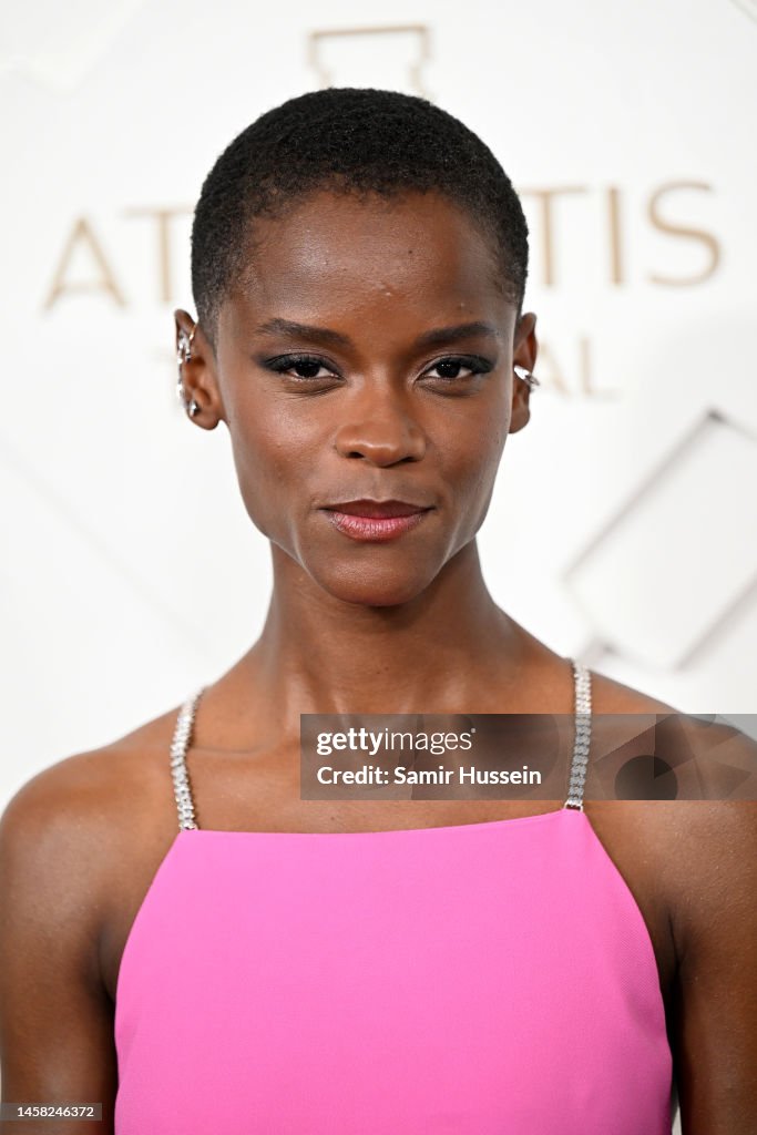 Letitia Wright attends the Grand Reveal Weekend for Atlantis The