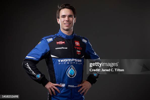 Dean Thomas Racing NASCAR driver Dean Thompson poses for a photo during NASCAR... News ...