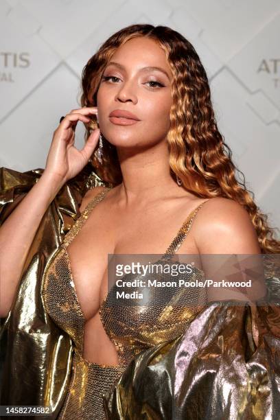 Beyoncé attends the Atlantis The Royal Grand Reveal Weekend, a new ultra-luxury resort on January 21, 2023 in Dubai, United Arab Emirates.