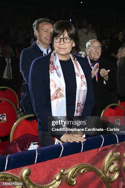 Princess Stephanie of Monaco attends the 45th International Circus Festival : Day two on January 21, 2023 in Monaco, Monaco.
