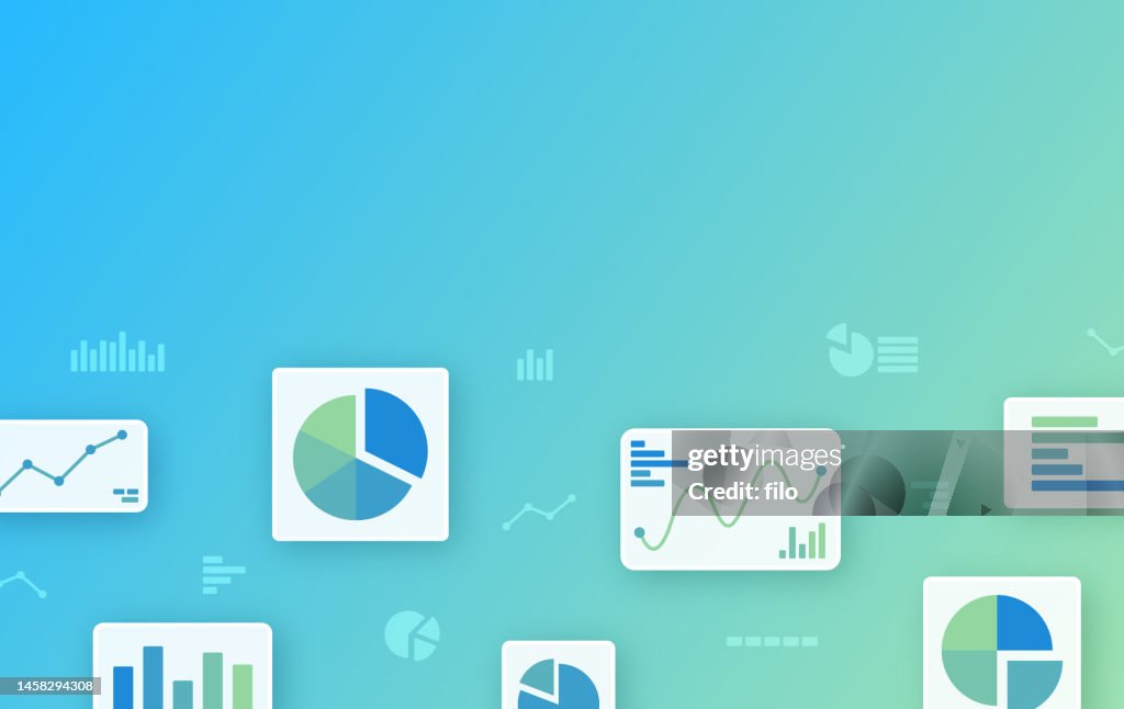 Statistikdatenanalyse Diagramm Hintergrund