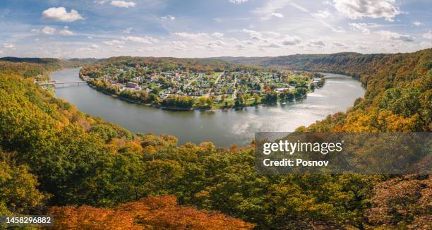 east brady - allegheny river stock pictures, royalty-free photos & images