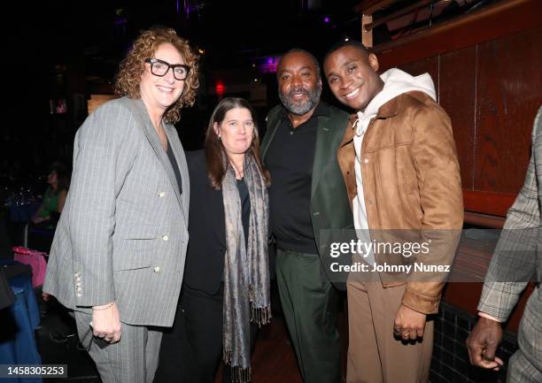 Judy Gold, Mary L. Trump, Lee Daniels and Jordan Cooper attend Jim Owles Winter Pride Gala Award Ceremony at Hard Rock Cafe - Times Square on January...