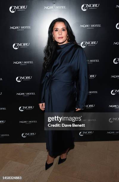 Jessie Ware attends Nobu Hotel Marrakech launch weekend on January 21, 2023 in Marrakech, Morocco.