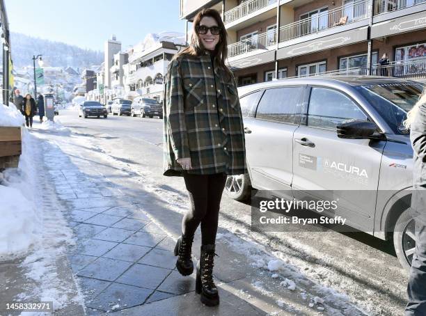 Actress Anne Hathaway attends the 2023 Sundance Film Festival on January 21, 2023 in Park City, Utah.