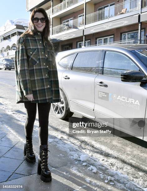 Actress Anne Hathaway attends the 2023 Sundance Film Festival on January 21, 2023 in Park City, Utah.