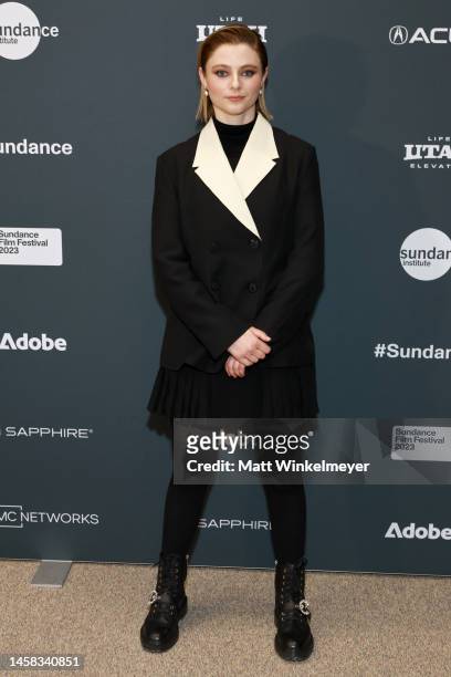 Thomasin McKenzie attends the 2023 Sundance Film Festival "Eileen" Premiere at Eccles Center Theatre on January 21, 2023 in Park City, Utah.