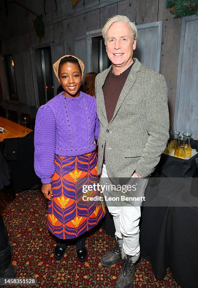 Jeffrey Sharp Thuso Mbedu and Jeffrey Sharp attend the Gotham Sundance Dinner in ...