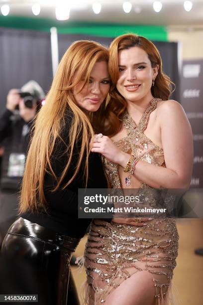 Tamara Thorne and Bella Thorne attend the 2023 Sundance Film Festival "Divinity" Premiere at Egyptian Theatre on January 21, 2023 in Park City, Utah.
