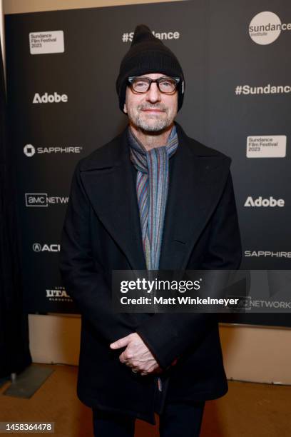 Steven Soderbergh attends the 2023 Sundance Film Festival "Divinity" Premiere at Egyptian Theatre on January 21, 2023 in Park City, Utah.