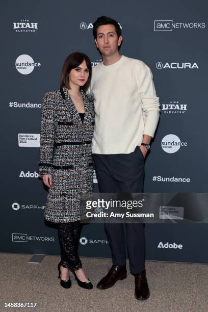 Emilia Jones and Nicholas Braun and attend 2023 Sundance Film Festival "Cat Person" Premiere at Eccles Center Theatre on January 21, 2023 in Park...