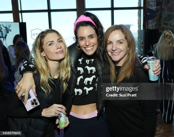 Lindsay Hicks, JL Pomeroy and guest attend Elizabeth Banks & Archer Roose Wines: Honoring the Next Generation of Female Filmmakers during Sundance at...