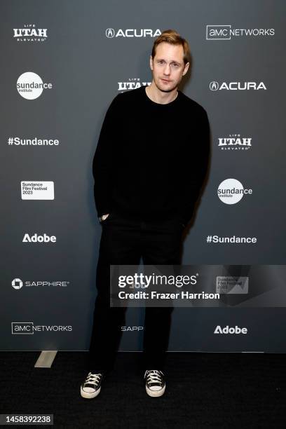 Alexander Skarsgård attends the 2023 Sundance Film Festival "Infinity Pool" Premiere at The Ray Theatre on January 21, 2023 in Park City, Utah.