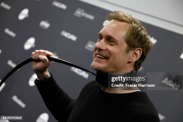 Alexander Skarsgård attends the 2023 Sundance Film Festival "Infinity Pool" Premiere at The Ray Theatre on January 21, 2023 in Park City, Utah.