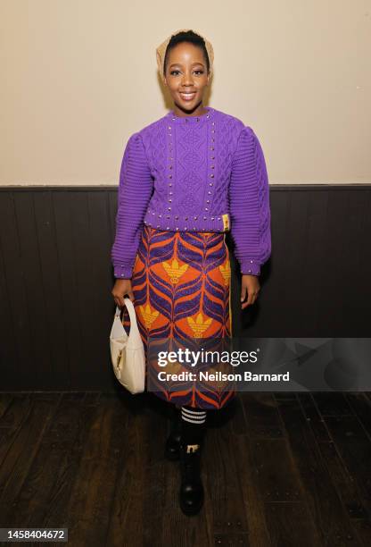 Thuso Mbedu attends as Gucci Celebrates the Premiere of Bethann Hardison & Frédéric Tcheng's Invisible Beauty at the Sundance Film Festival at Nickel...