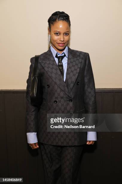 Taylour Paige attends as Gucci Celebrates the Premiere of Bethann Hardison & Frédéric Tcheng's Invisible Beauty at the Sundance Film Festival at...