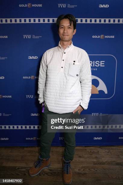 Harry Shum Jr. Attends the Multicultural House Party at Sundance Film Festival on January 21, 2023 in Park City, Utah.