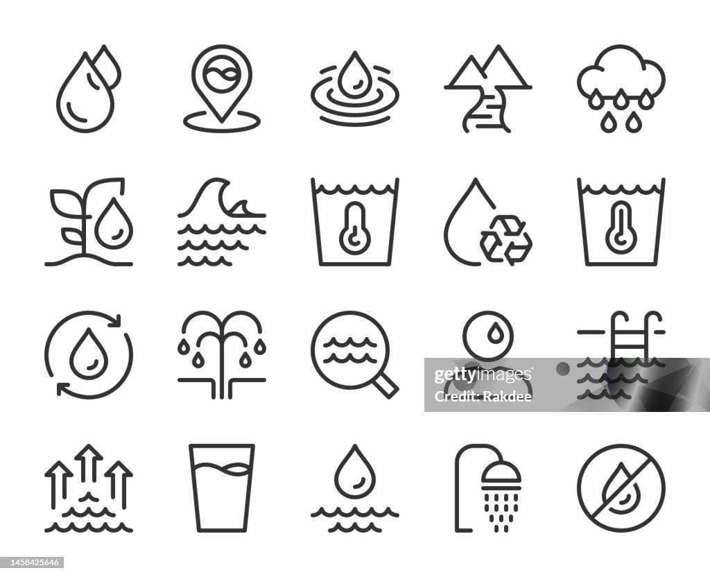 Icone Acqua - Linea