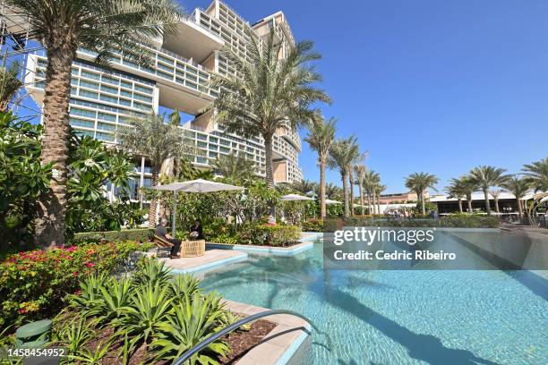 General view of the hotel during the grand opening of Nobu By The Beach during the Grand Reveal of Dubai’s newest luxury hotel, Atlantis The Royal on...