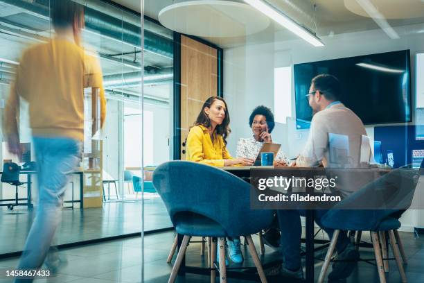 place of work - business meeting copy space stock pictures, royalty-free photos & images