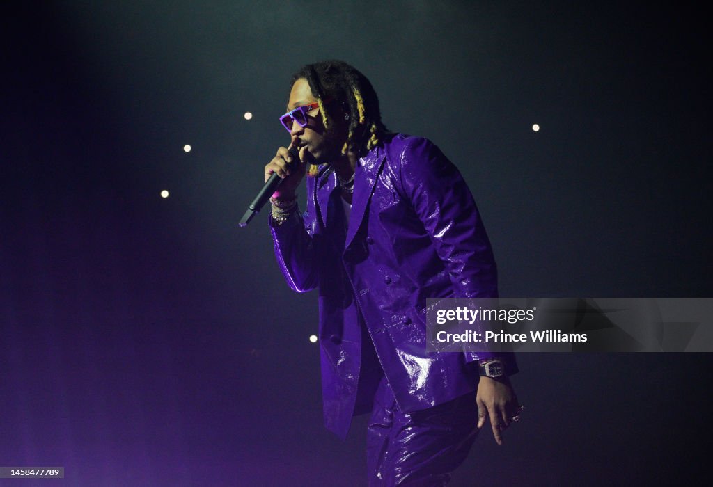 Future Rapper Fat Nov Rapper Future performs during Future and Friends
