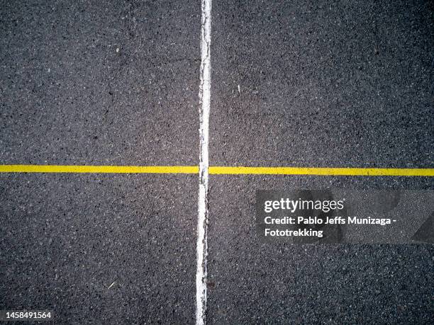 lines on a sports court - basketball court texture stock pictures, royalty-free photos & images