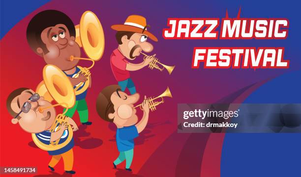 ジャズミュージックフェスティバル - 木管楽器点のイラスト素材／クリップアート素材／マンガ素材／アイコン素材