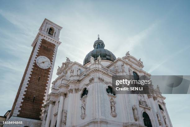 basilica santuario della madonna di monte berico, church in vicenza, italy - vicenza stock pictures, royalty-free photos & images