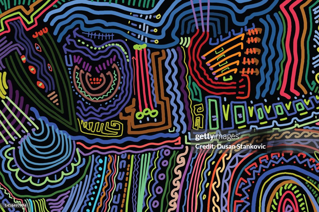 Linear Abstract Abstract Linear Art High-Res Vector Graphic - Getty Images
