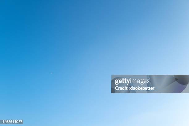 blue sky - céu fenômeno natural - fotografias e filmes do acervo