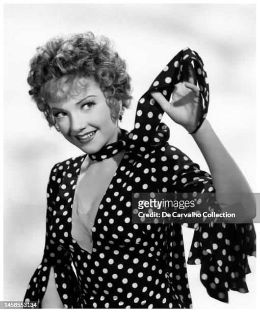 Publicity portrait of actor Anne Baxter in the film 'You’re My Everything' United States.