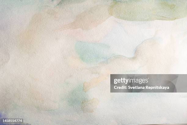 drawing of organic abstraction with watercolor paints - dark blue watercolor stock pictures, royalty-free photos & images