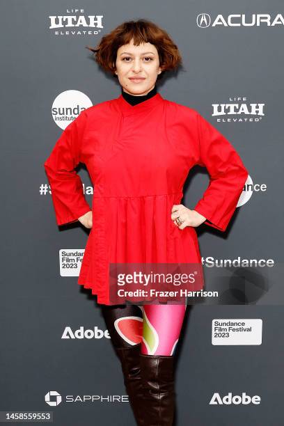 Actor Alia Shawkat attends the 2023 Sundance Film Festival "Drift" Premiere at Eccles Center Theatre on January 22, 2023 in Park City, Utah.
