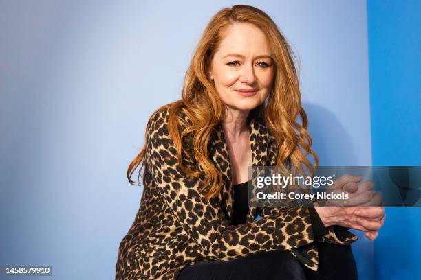 Miranda Otto visits The IMDb Portrait Studio at Acura Festival Village on Location at Sundance 2023 on January 22, 2023 in Park City, Utah.