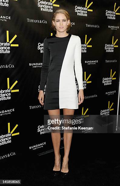 Actress Cody Horn arrives at the Sundance Institute Benefit presented by Tiffany & Co. In Los Angeles held at Soho House on June 6, 2012 in West...