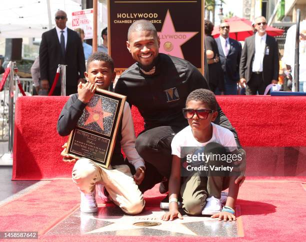 Usher, Naviyd Ely Raymond and Usher V