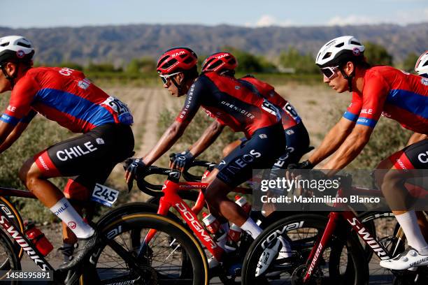 Egan Arley Bernal Gomez of Colombia and INEOS Grenadiers competes during the 39th Vuelta a San Juan International 2023, Stage 1 a 143,9km stage from...