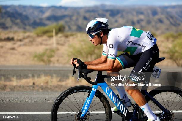 Vinicius Rangel Costa of Brazil and Movistar Team competes during the 39th Vuelta a San Juan International 2023, Stage 1 a 143,9km stage from San...