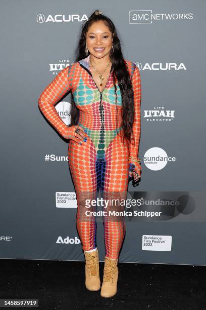 Tamala Jones attends the 2023 Sundance Film Festival "Young. Wild. Free." Premiere at Library Center Theatre on January 22, 2023 in Park City, Utah.