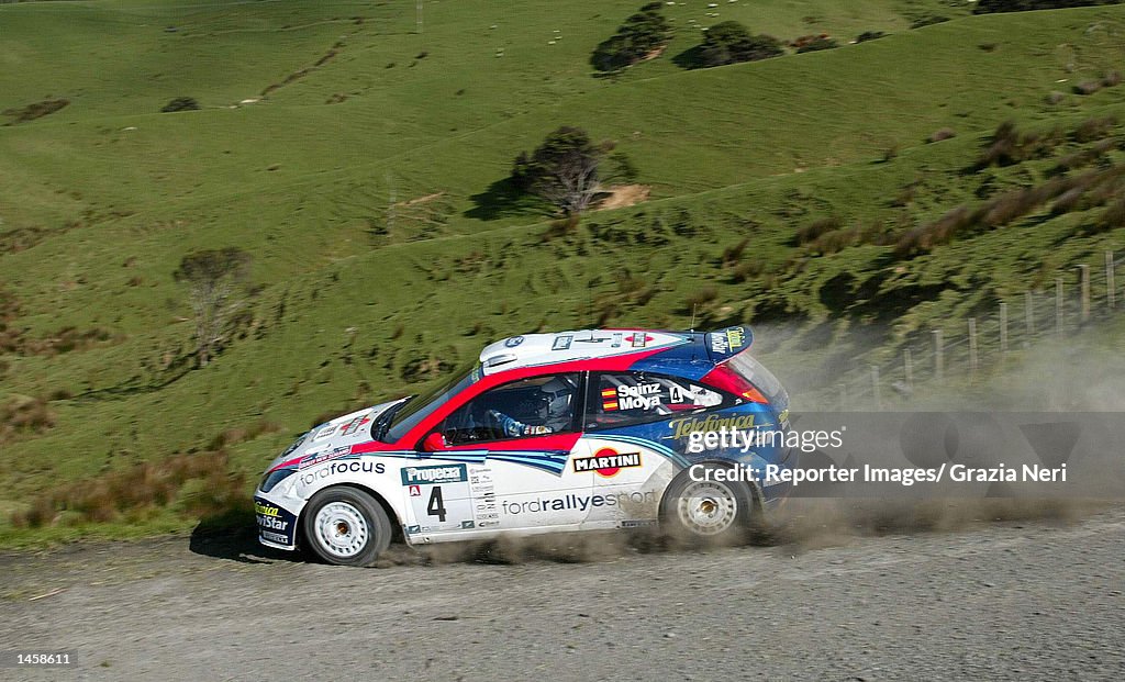 Carlos Sainz of Spain and the Ford Focus RS WRC