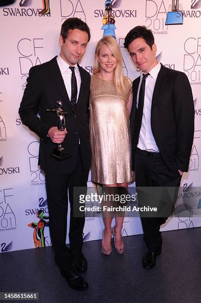 Jack McCollough, Naomi Watts and Lazaro Hernandez attend the Council ...